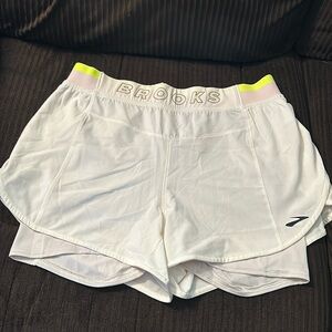 Never worn, no tags brooks running shorts sized medium